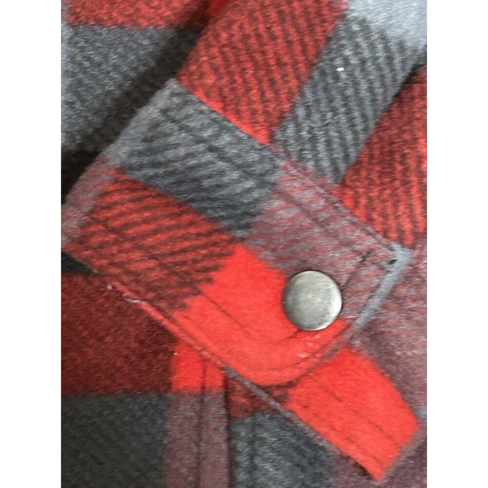 Original Weatherproof Vintage Jacket Red Plaid Size 14-16 Unisex youth - Picture 4 of 7